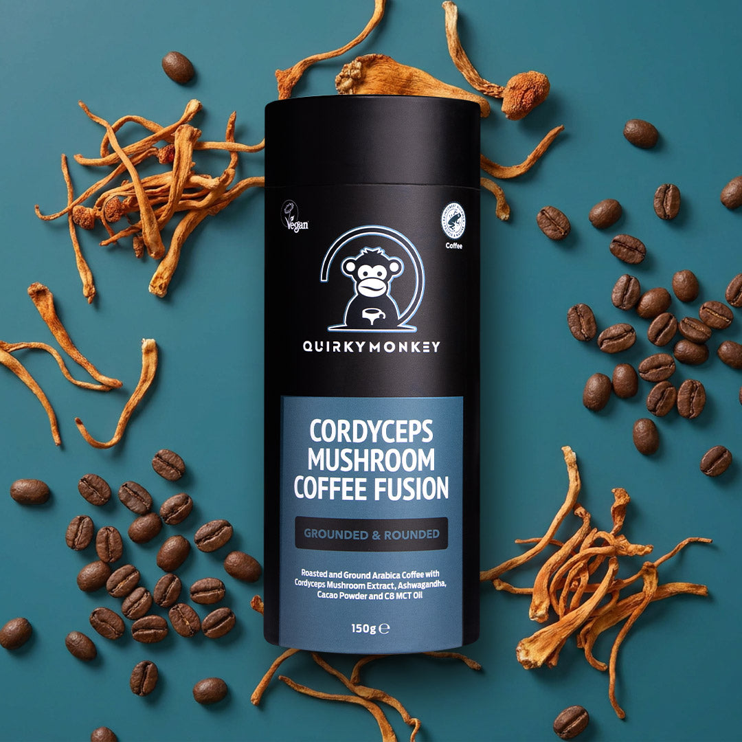 Cordyceps Mushroom Coffee Fusion 150g - (Grounded & Rounded)