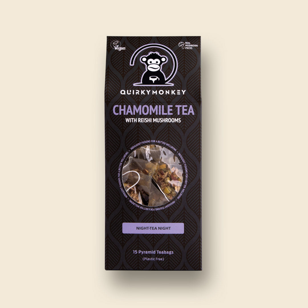 Chamomile Tea with Reishi Mushroom - 15 x Pyramid Teabags (Night-Tea Night)