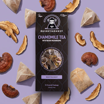 Chamomile Tea with Reishi Mushroom - 15 x Pyramid Teabags (Night-Tea Night)