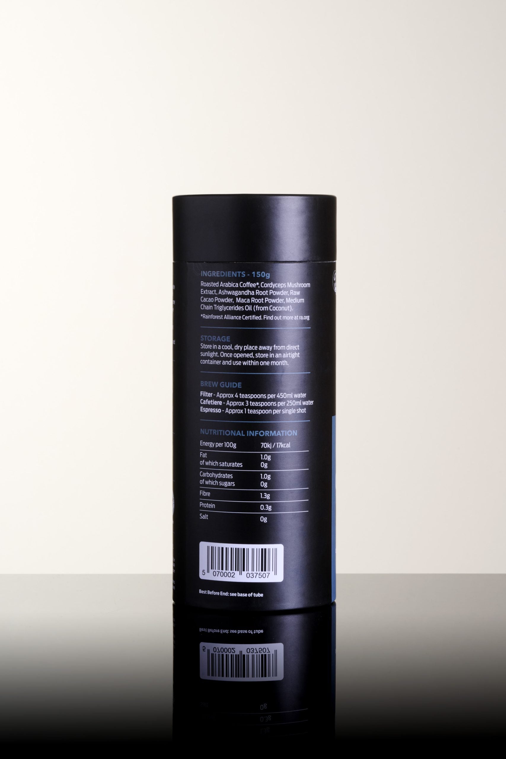 Quirky Monkey Cordyceps Mushroom Coffee Fusion (Grounded & Rounded) 150g