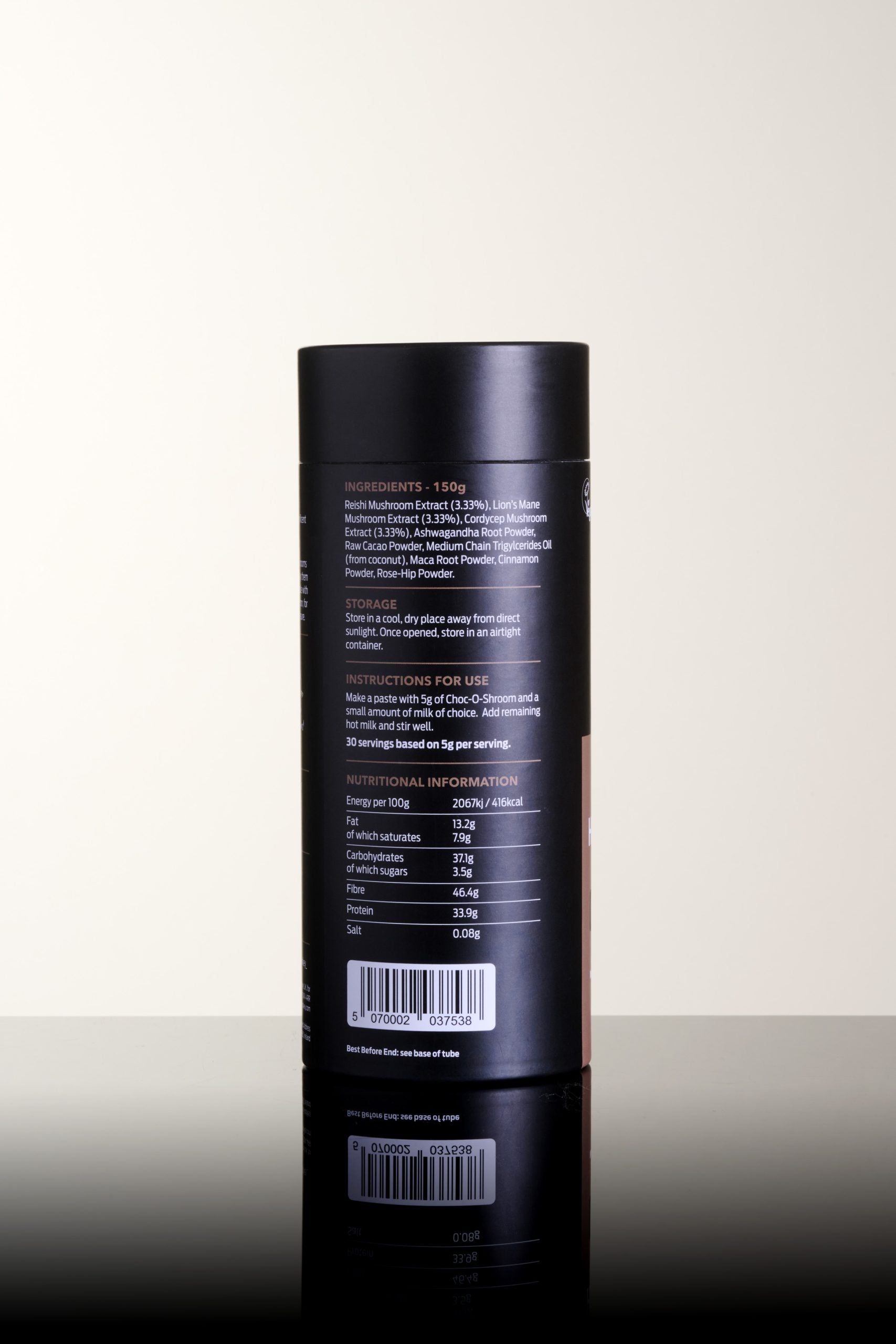 Quirky Monkey Mushroom Hot Chocolate (Choc-O-Shroom) 150g