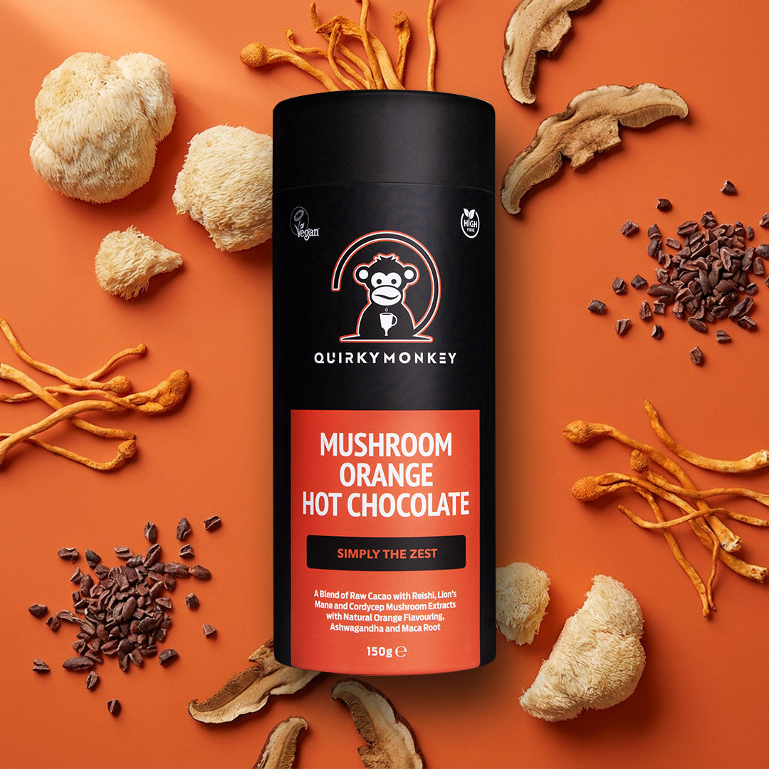 Orange Mushroom Hot Chocolate 150g - (Simply The Zest)